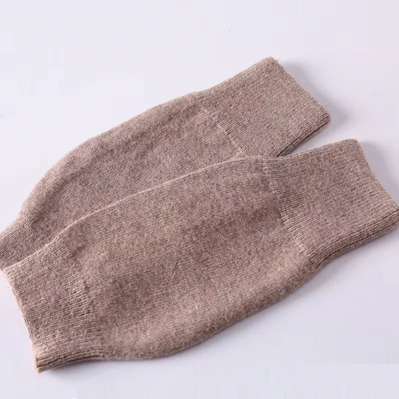Women's winter gloves, thickened men's outdoor cycling gloves, connected finger gloves, half finger gloves, cotton new style