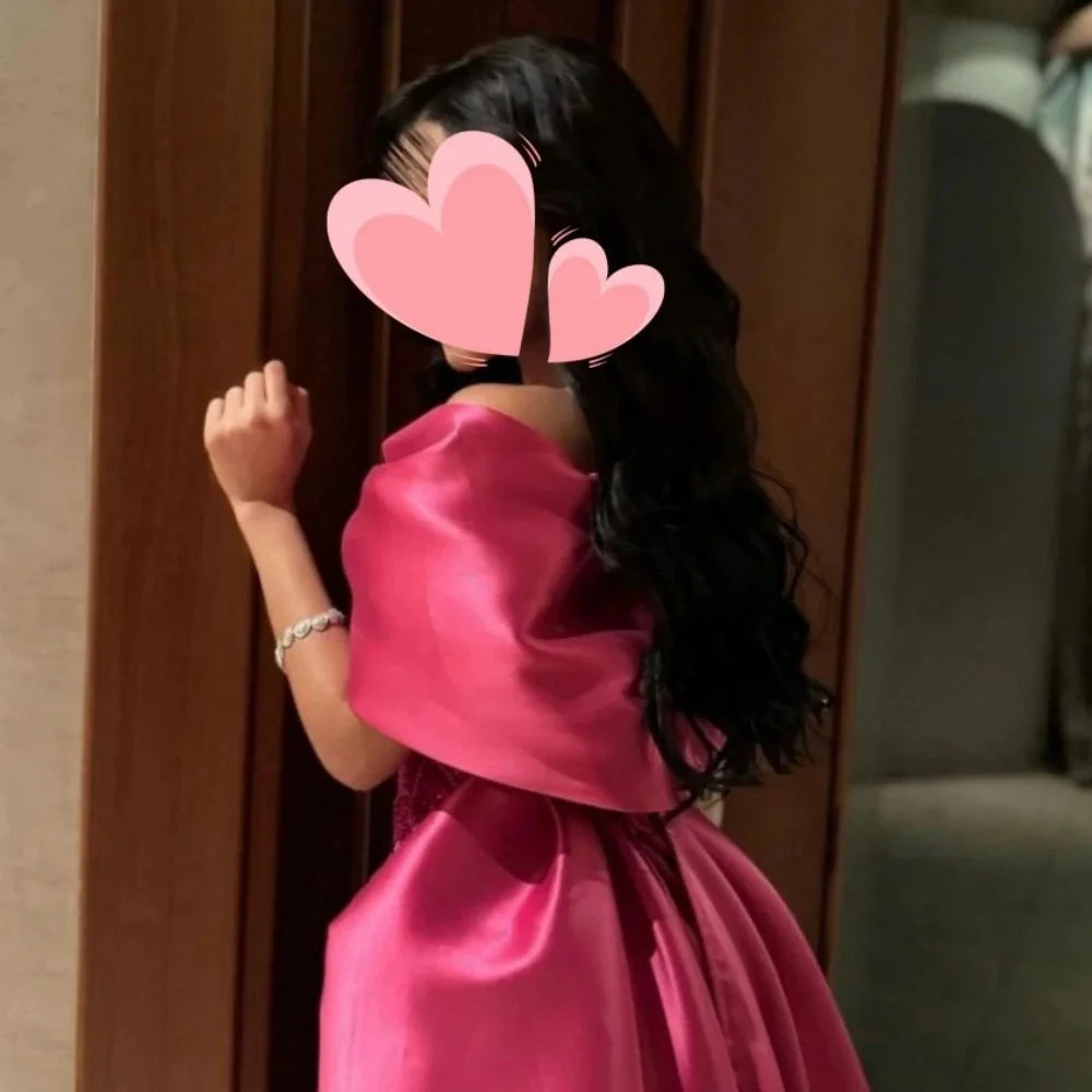 Cathy Rose Red Bow Shawl Off the Shoulder vestidos de noche Mermaid Beading Party Dresses Floor-Length Customized Prom Dress Beauty hair & fashionfj