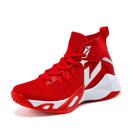 Kids Basketball Shoes Sneakers Durable  Non-Slip Running Shoes Secure for Little Kids Big Kids and