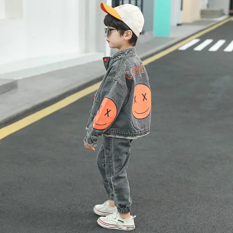 Boys Clothing Set Children Clothing Sets Kids Clothes Boy Suits For Boys Clothes Spring  Autumn Kids  demin Tracksuit 3-13 years Beauty hair & fashionfj