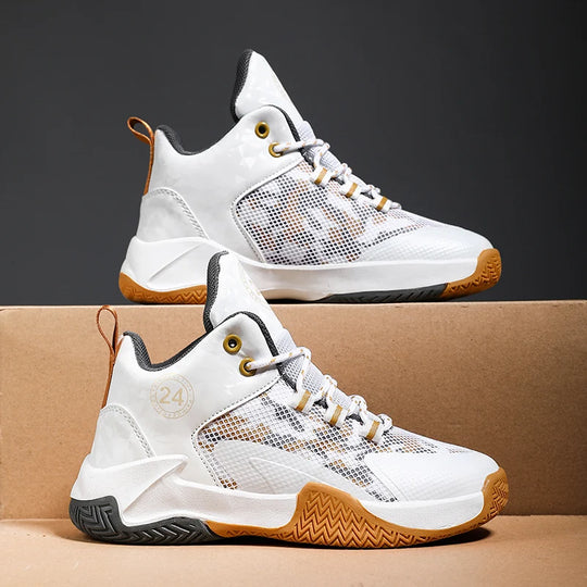 Basketball for Kids Boys Shoes Sneakers Non-slip Sport Running Outdoor Breathable Student School Walking Shoes Children