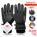 Thermal Winter Cycling Ski Gloves Outdoor Sports Running Motorcycle Touch Screen Fleece Gloves Non-slip Warm Full Fingers Gloves