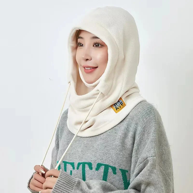 Winter Warm Hat with Mask Neck Warmer 3-in-1 Windproof Balaclava for Men and Women hat Cycling Hiking Cold Weather Protection