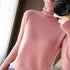 Soft Turtleneck Long Sleeve Sweater for Women 2025 Korean All-Match Solid Women&