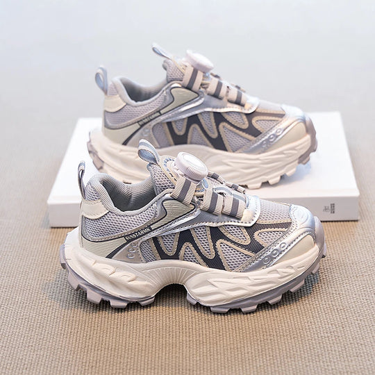 Kids Sneakers for Girls Fashion Sports Shoes for Toddlers Breathable Non-slip Children School Running Shoes for Boys Versatile