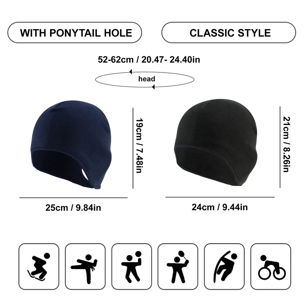 Winter Windproof Ear Warmer Running Headbands Warm Head Wraps Sport Bicycle Hat Headdress Hiking Riding Snowboard Soft Hats