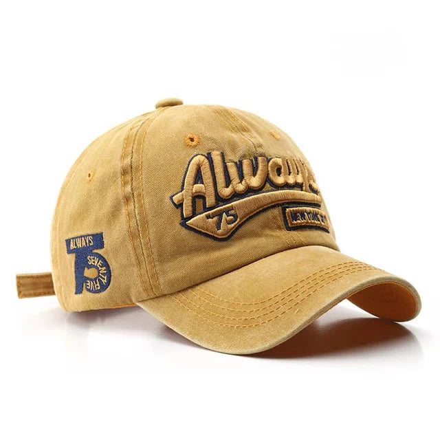 2022 Summer Women Men Baseball Cap Fashion Letter Embroidery Snapback Hat Vintage Washed Cotton Unisex Hip Hop Sun Hat Casquette Beauty hair & fashionfj
