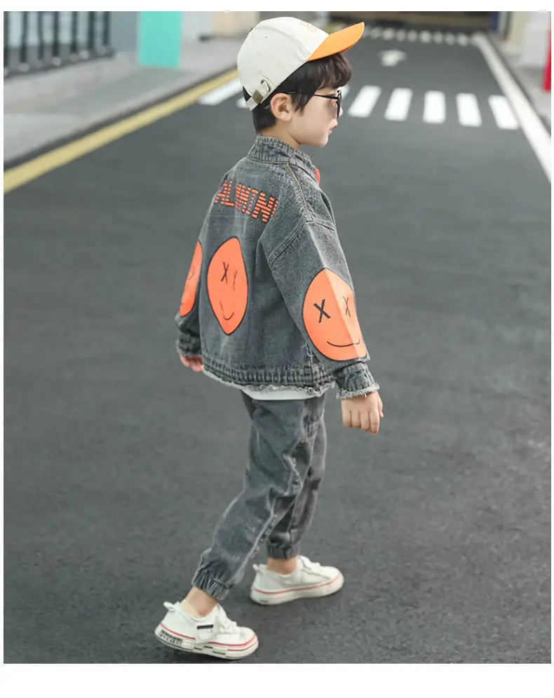 Boys Clothing Set Children Clothing Sets Kids Clothes Boy Suits For Boys Clothes Spring  Autumn Kids  demin Tracksuit 3-13 years Beauty hair & fashionfj