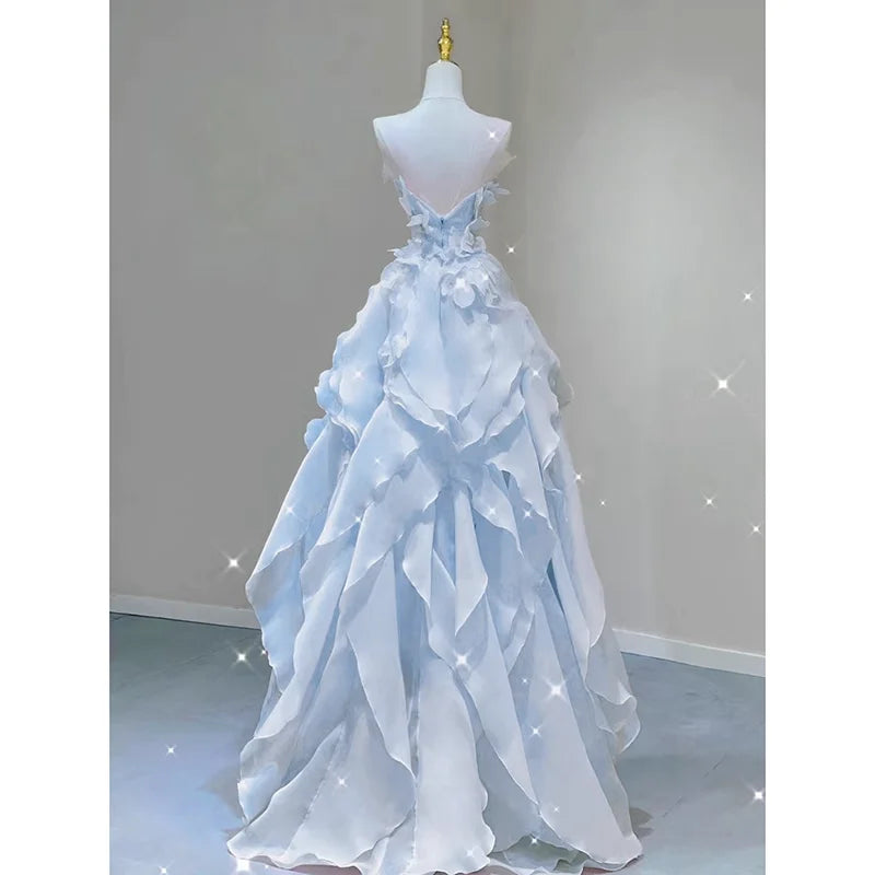 Ele Evening Gown Women's 2024 New Adult Ceremony High-End Luxury Small ence aduation Banquet Art Exam Host Beauty hair & fashionfj