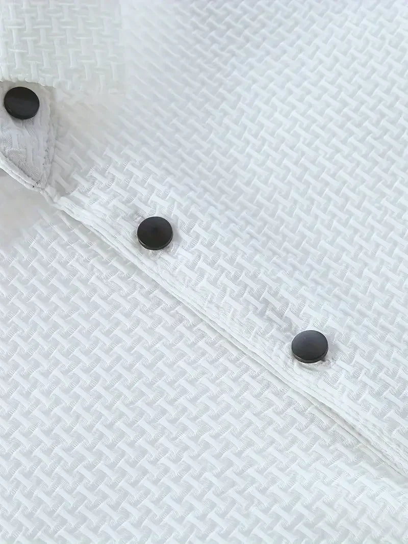Cool POLO shirts for men's casual wear, with exquisite craftsmanship, with lapel, button closure, in solid color, classic and fa Beauty hair & fashionfj