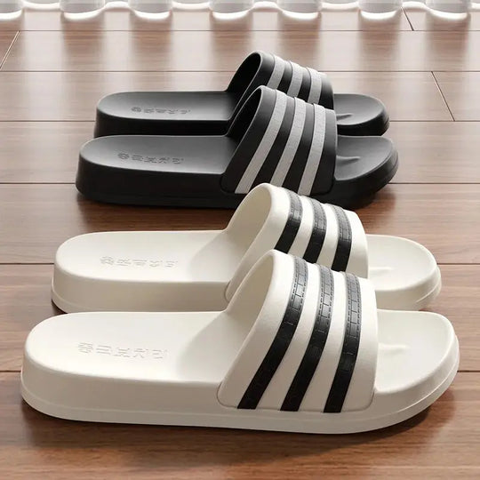 Cold slippers for women in summer, fashionable outerwear for couples, thick soled, non slip, one line mop, bathroom slippers Beauty hair & fashionfj