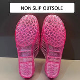 Transparent Jelly Slippers Women&