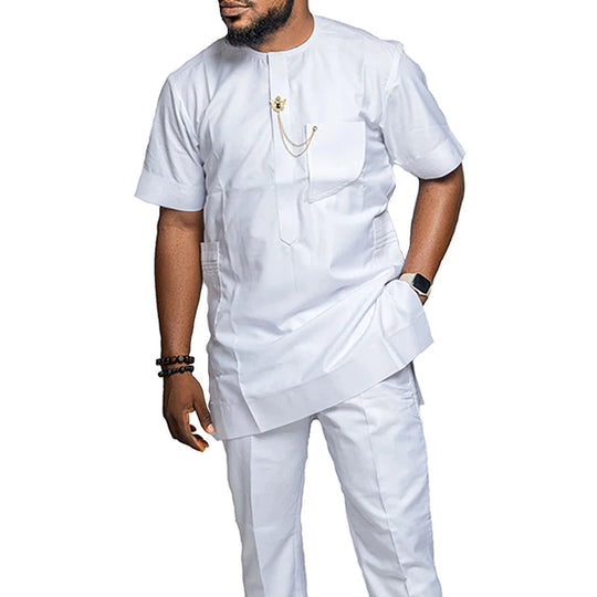 african muslim's evening dresses for men set fashion kaftan outfit dashiki africa clothing casual robe africaine party suit 2025 Beauty hair & fashionfj