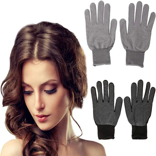 Thermal Styling Gloves Heat Resistant Glove Hair Straightener Perm Curling Hairdressing Heat Resistant Finger Glove Styling Tool