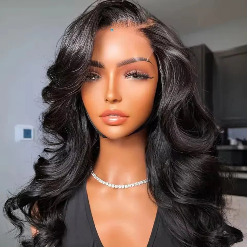 Brazilian Body Wave Transparent Human Hair Wig 13*5*2 Lace Wig Human Hair Wigs Sleek On Sale Clearance Lace Front Wig For Women