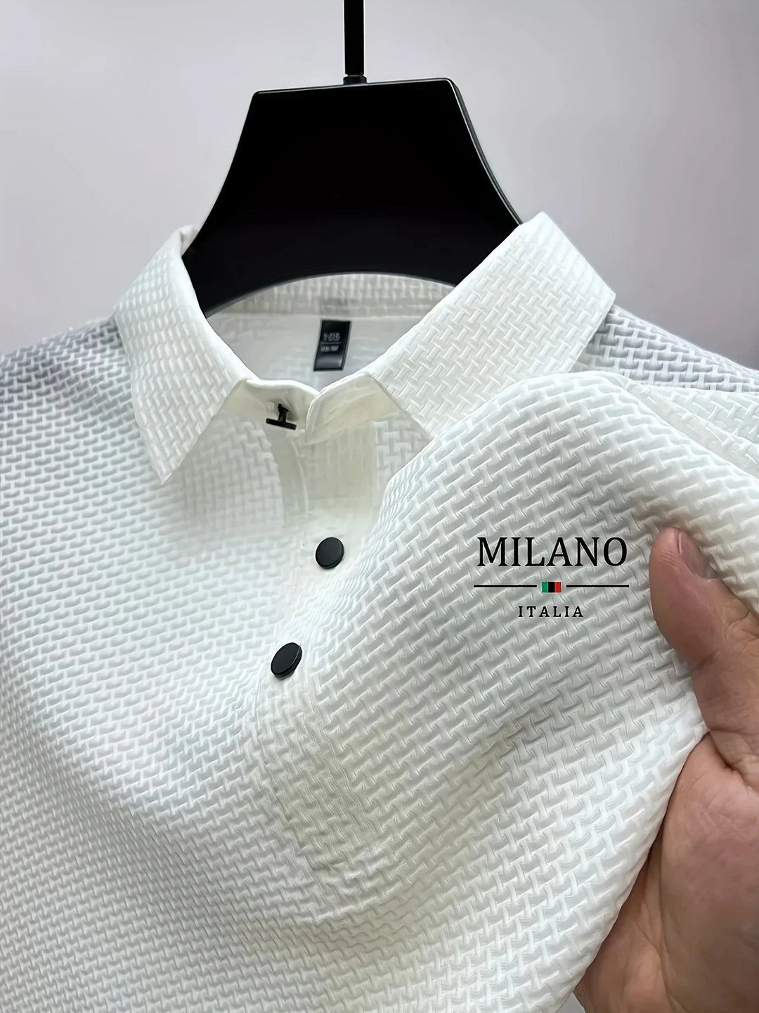 Cool POLO shirts for men's casual wear, with exquisite craftsmanship, with lapel, button closure, in solid color, classic and fa Beauty hair & fashionfj