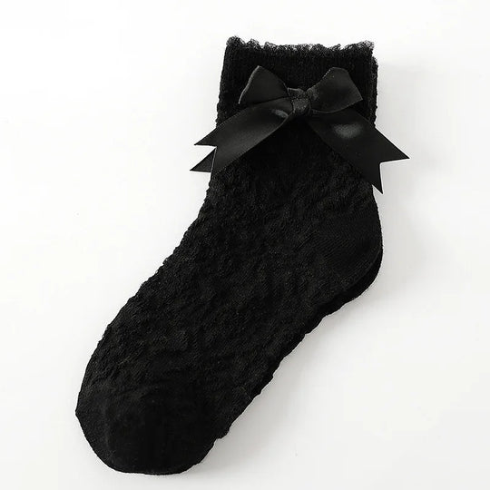 1 Pair Baby Girls Kids Socks Lace Ruffle Princess Mesh Children Short Breathable Cotton White Black Dance Toddler Socks