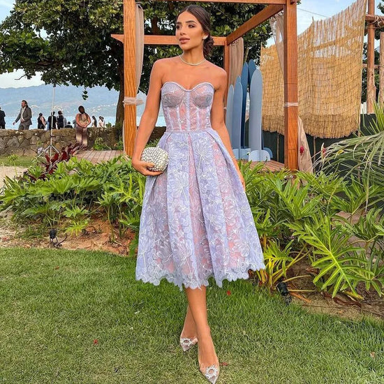 2025 New Dinner Women Tight Top Dress Sexy Embroidered Lace Dress Vintage Dress Wedding Dresses Streetwear Sexi Night Dress Hot