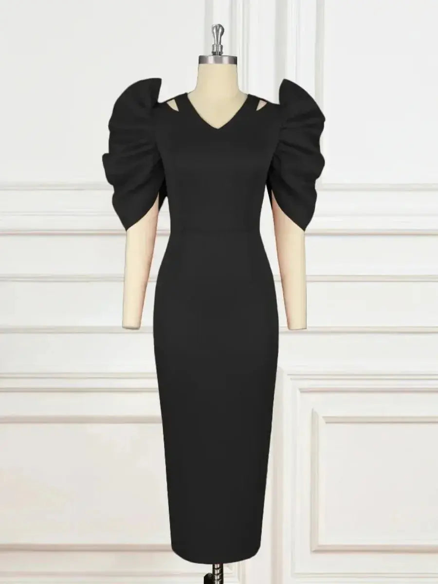 Customized African Party Evening Dresses for Women Elegant Summer Short Sleeve V-neck Polyester Maxi Dress Gowns Outfits Africa Beauty hair & fashionfj