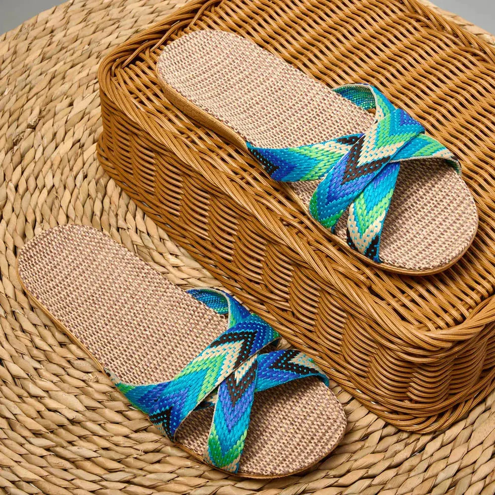 Indoor Slippers Women Home Shoes Lightweight Linen Couple Slippers Lightweight Home Slippers Beauty hair & fashionfj