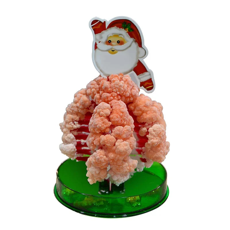 Magic Christmas Tree Magical Growing Tree Crystal Sakura Mini Tree Paper Tree Blossoming Xmas Gift Educational Toys DIY Kid Toy