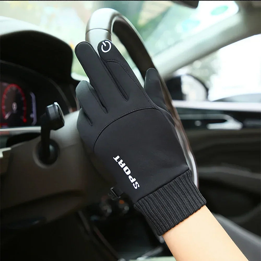 Thermal Gloves for Men & Women for Touchscreen Use,Featuring a Non-Slip Grip,Windproof Properties,Warmth for Cycling & Hiking.