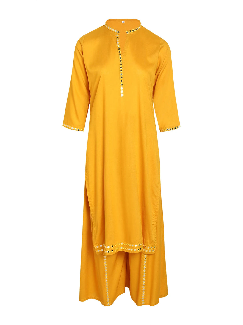 Indian Saree Long Cotton Silk Yellow Ethnic Style Thin Breathable Top Pants Scarf Indian Sari Traditional Indian Clothing Set Beauty hair & fashionfj