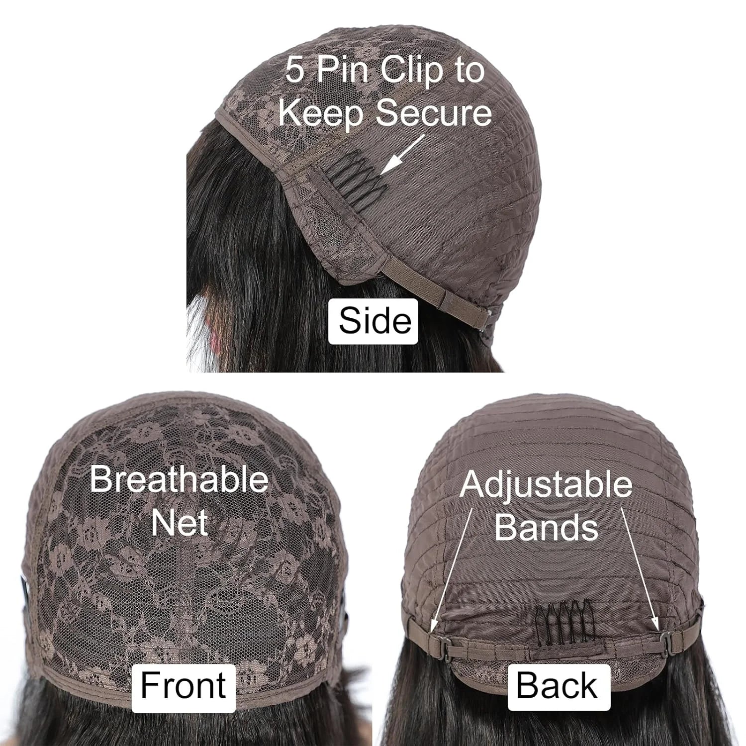 Human Hair Bob Wig Brazilian Straight Human Hair Wigs With Bangs None Lace Front Wigs Glueless Machine Made Wigs For black Women