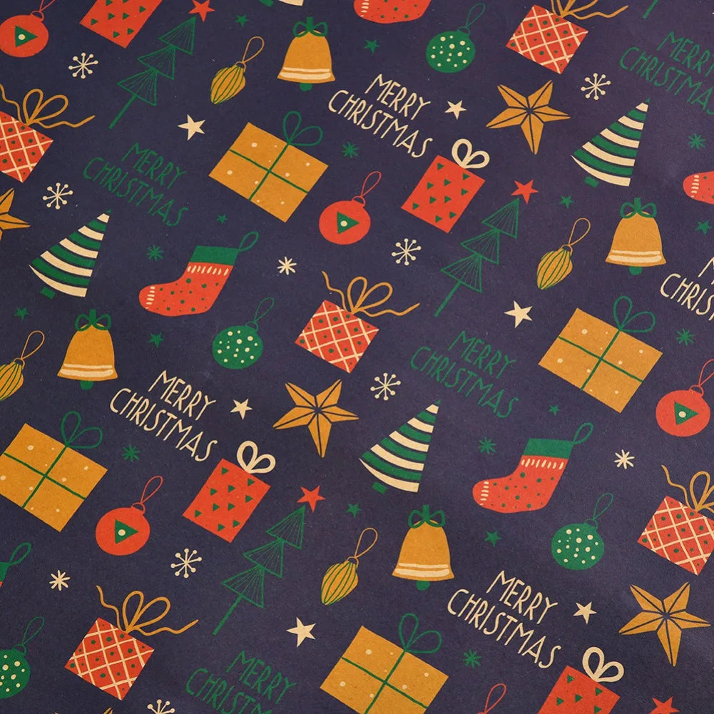 Christmas Wrapping Paper Merry Christmas Decoration Wrapping Gift Wrap Paper New year Vintage Scrapbooking DIY Cardmaking Crafts