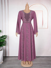 2025 Abayas For Women Dubai Luxury African Muslim Fashion Dress Caftan Marocain Evening Party Dresses Boubou Robe Djellaba Femme Beauty hair & fashionfj