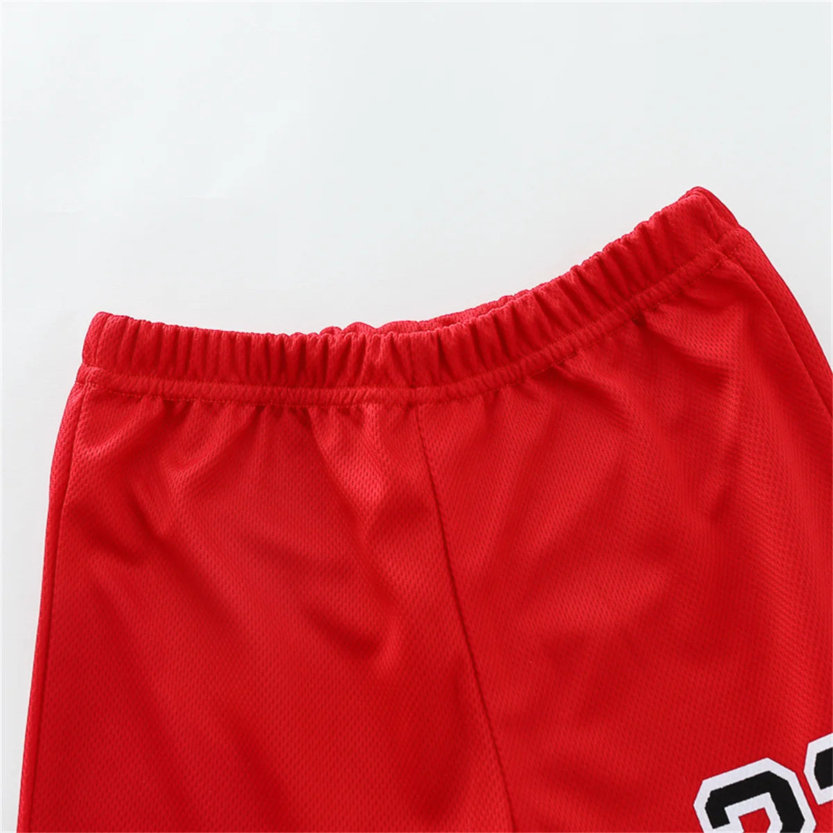 2PCS Children's Summer Fashion Tank Top Basketball Suit Baby Sleeveless Shorts Sports Set Beauty hair & fashionfj