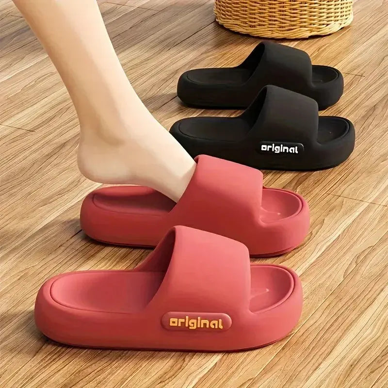 Women's Soft Slippers Thick-Soled Anti-Slip Indoor Outdoor Home Bathroom Relaxing Comfortable Cushioned Sandals，slippers woman Beauty hair & fashionfj