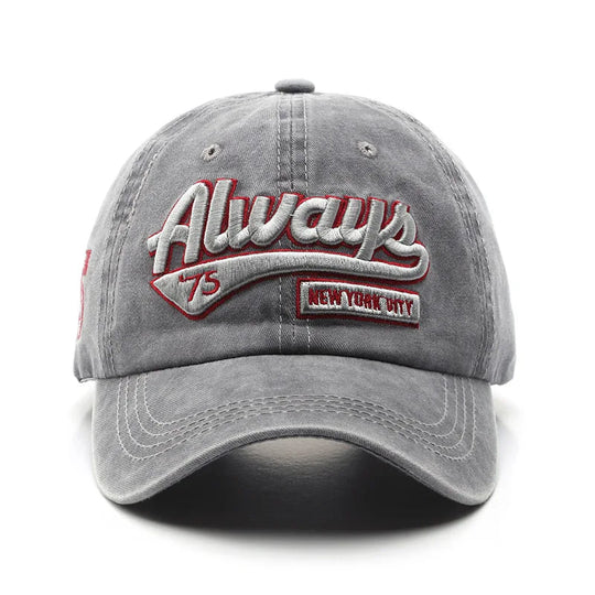 2022 Summer Women Men Baseball Cap Fashion Letter Embroidery Snapback Hat Vintage Washed Cotton Unisex Hip Hop Sun Hat Casquette Beauty hair & fashionfj