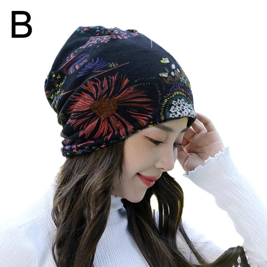 Winter Women Hat Warm Beanie Hats Cap Turban Tube Bandana Headband Outdoor Head Face Scarf Neck Warmer Collar Headwear Kerchief