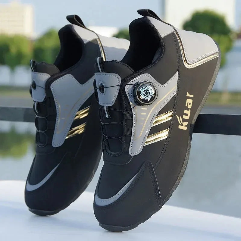 Brand Sneakers for Men Fashion Comfortable Men Casual Shoes Outdoor Lightweight Running Shoes Rotating Buckle Men Walking Shoes