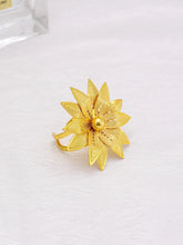 Women Necklace Earrings Ring Bracelet Jewelry Sets Flower Pendant Gold Plated Luxury Nigerian Dubai Gold Jewelery Set Beauty hair & fashionfj