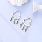 New 925 Sterling Silver Hoop Earrings Butterfly Hot Air Balloon Studs Drop Earring For Women Fashion Birthday Party Jewelry Gift Beauty hair & fashionfj