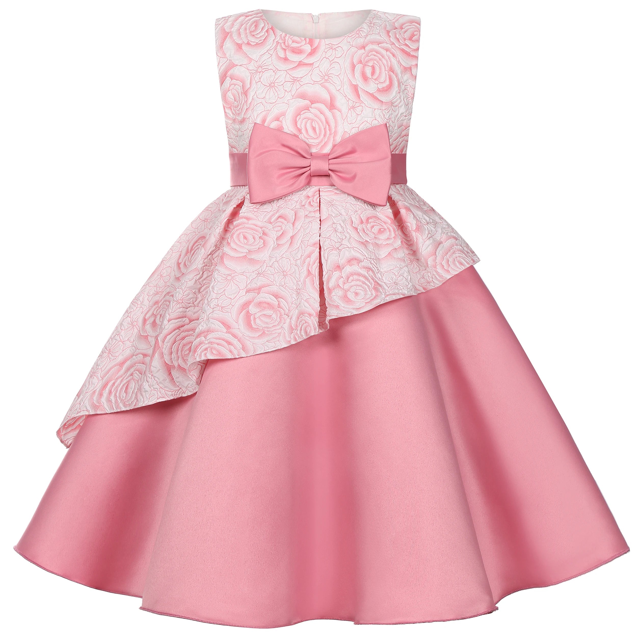 2025 Girls Party Dress High Quality Children Beautiful  Princess Birthday Wedding Party  Dress Beauty hair & fashionfj