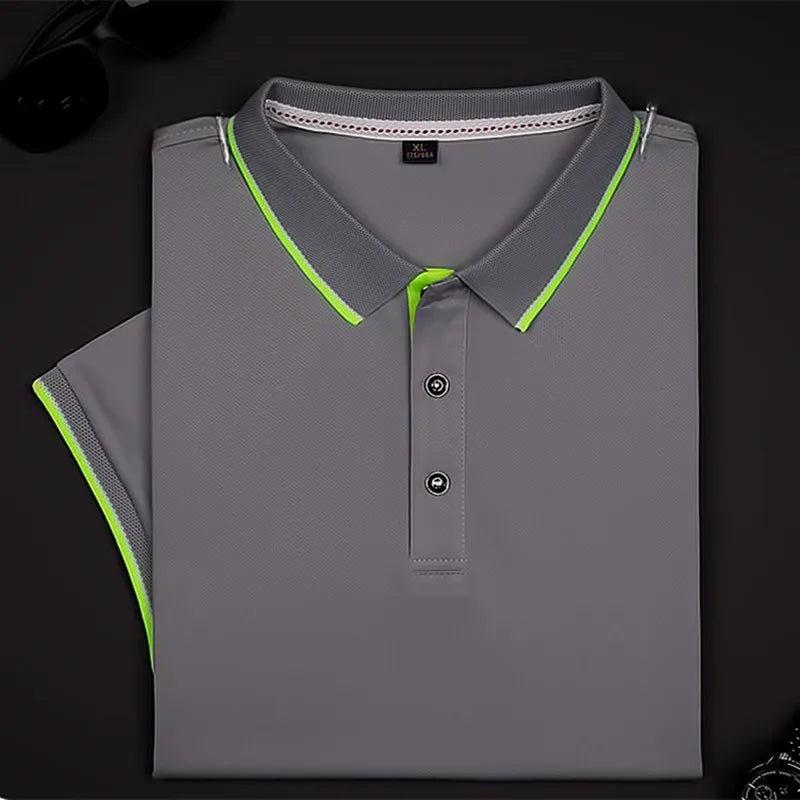 Polo Shirts for Men Men's Running T-shirt Tees 2022 Summer New Arrival Business Casual T Shirt Designer Oversized Male Clothing Beauty hair & fashionfj