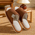 Slippers for Men，Non-Slip Soft-Soled Indoor House Slippers for Spring&Summer, All-Season Linen Home Comfortable Slippers Beauty hair & fashionfj