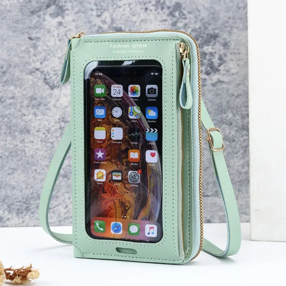 Women Crossbody Bags Touch Screen Cell Phone Purse Fashion Shoulder Bag Mobile Mini Wallet Card Holder Handbag Fashion
