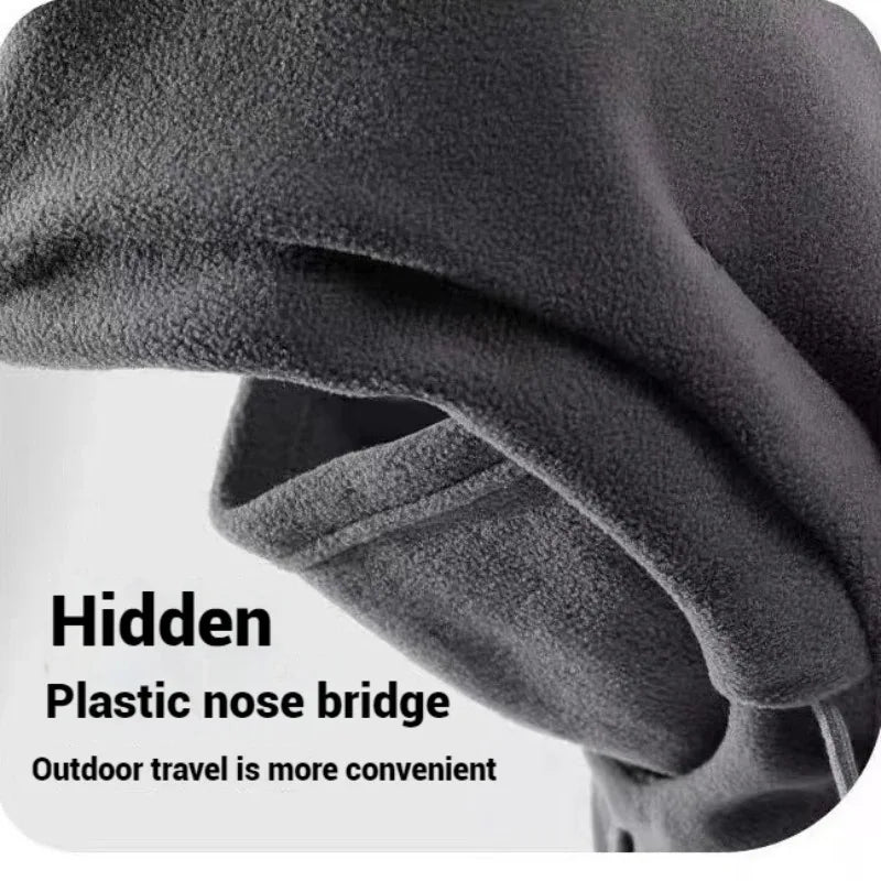 Winter Warm Hat with Mask and Neck Warmer 3-in-1 Windproof Balaclava for Men and Women  hat Cycling Cold Weather Protection