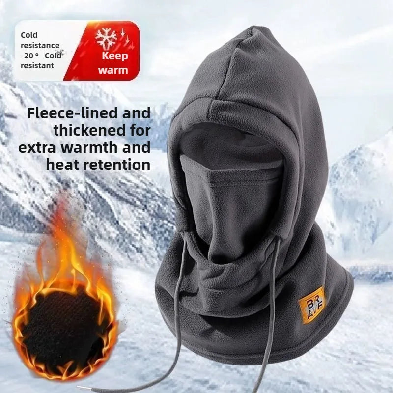 Winter Warm Hat with Mask and Neck Warmer 3-in-1 Windproof Balaclava for Men and Women  hat Cycling Cold Weather Protection