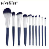 14Pcs Makeup Brushes Soft Fluffy Cosmetic Powder Eye Shadow Foundation Blush Blending Beauty Make Up Brush With Powder Puff Idea Beauty hair & fashionfj