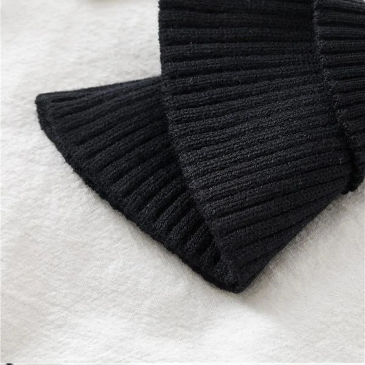 Winter Detachable Cotton Knitted Turtleneck Collar For Men False Collar Fashion Stripe Design Warm Cover Head Neck Guard Collar