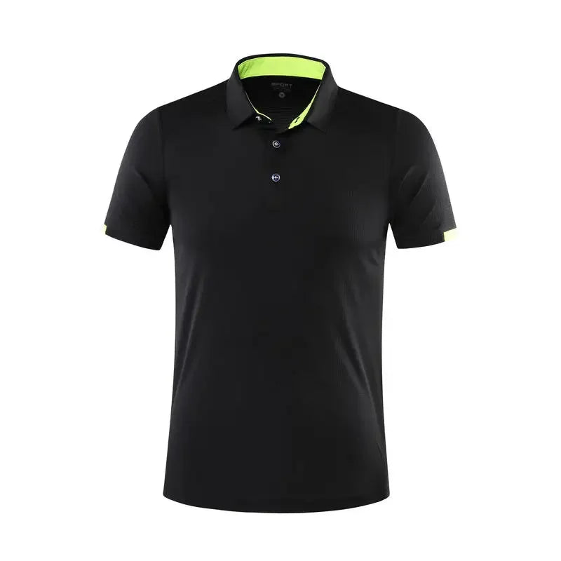 Quick-drying sports polo shirt custom printed company brand logo casual short-sleeved polo print shirt T-shirt 4XL 2025 Beauty hair & fashionfj