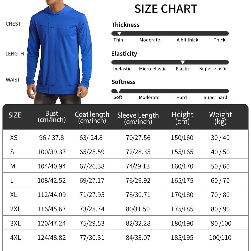 Fishing Shirt Hooded Outdoor Uv Protection Large Size Man Camouflage Printing Moisture Wicking Jersey Fishing Apparel Tops Beauty hair & fashionfj