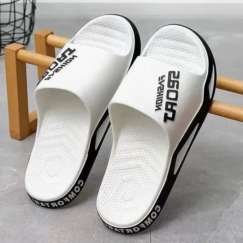 Slippers for men can be worn externally in summer. Trendy bathroom, bathroom, non-skid home, indoor, and home sandals for men Beauty hair & fashionfj