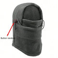 Autumn and winter warm face mask, head cover, riding windproof hat, thickened warm fleece head cover