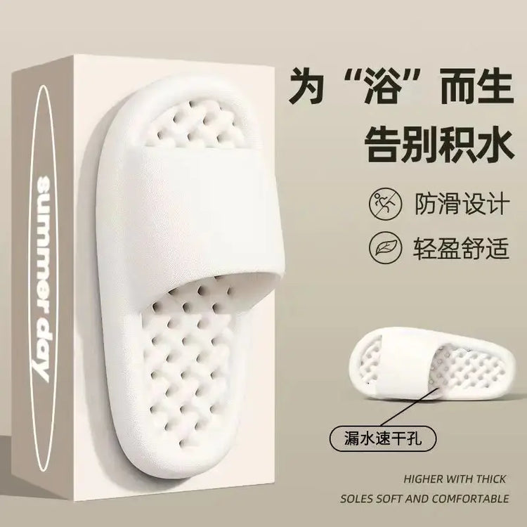 Shit-stepping Feeling Slippers for Summer Indoor Use, Non-slip, Wear-resistant and Water-draining , Suitable for Bathroom Use Beauty hair & fashionfj